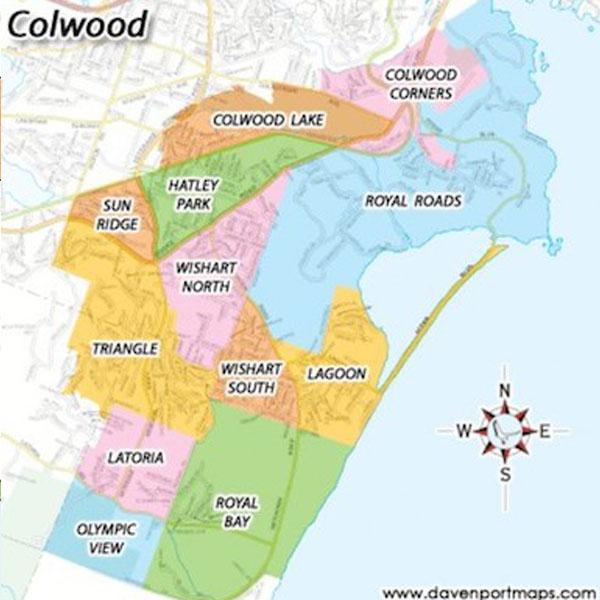 Colwood Map