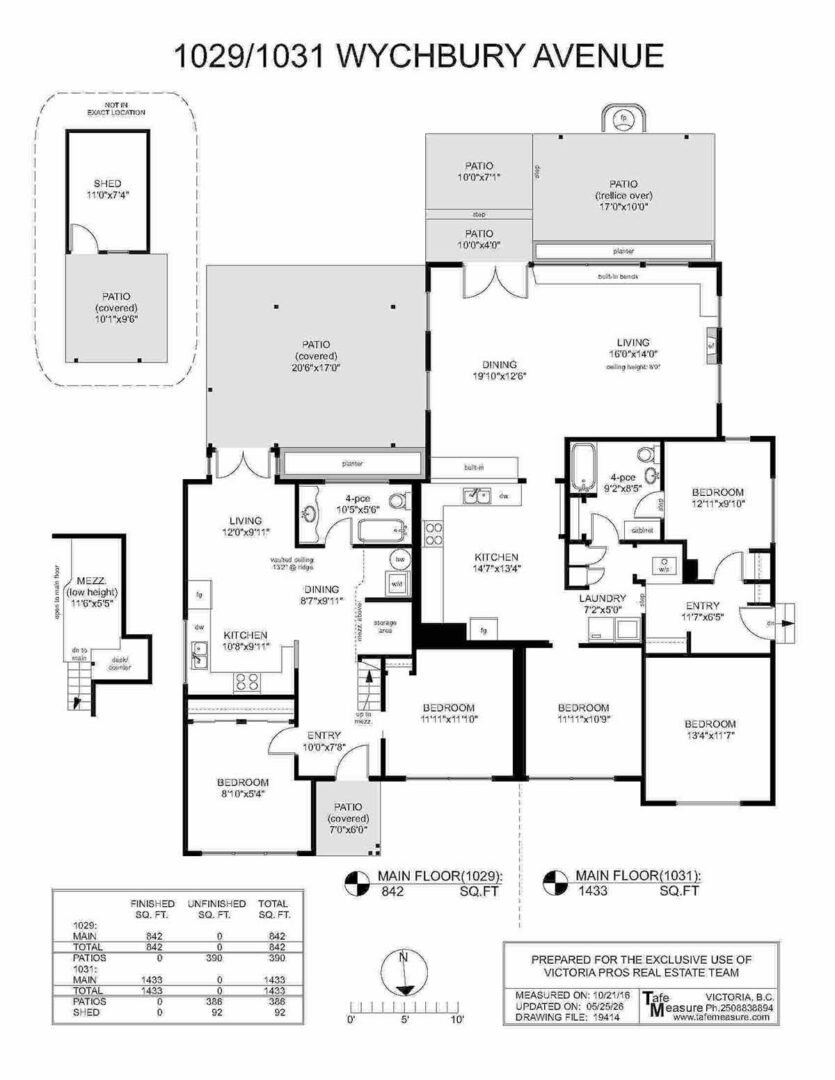 1029 1031 Wychbury Ave Floor Plan